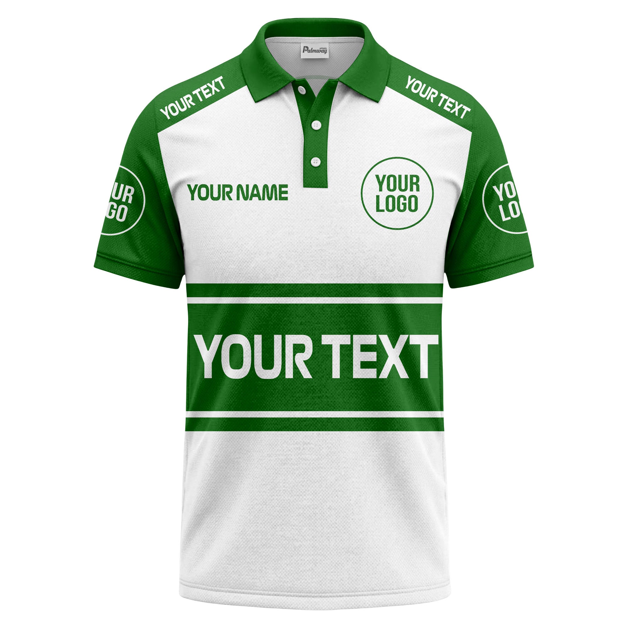 customizable logo & text sport jersey polo shirt for team gear