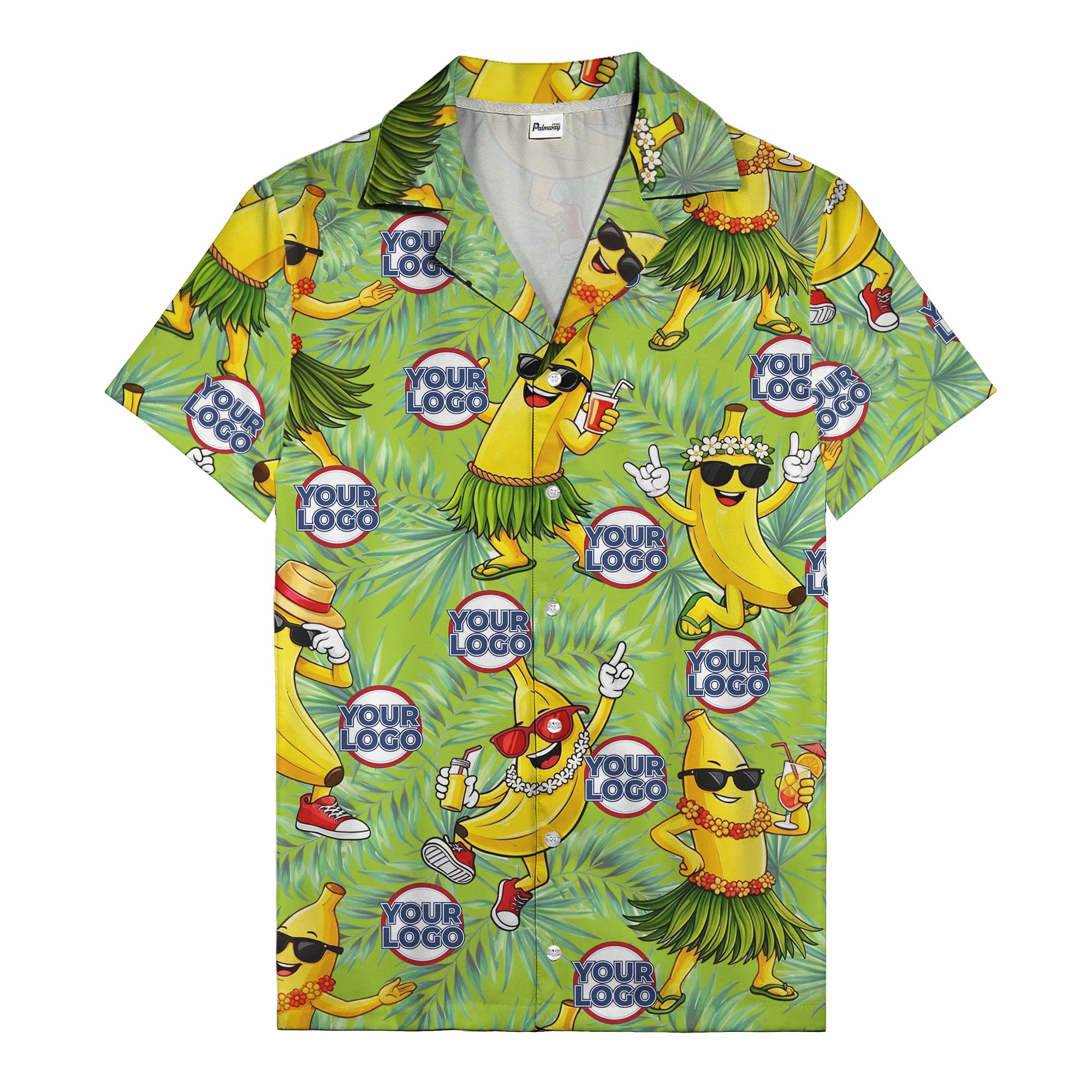 banana luau party cartoon bananas in sunglasses hawaiian shirt