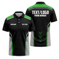 Custom Color Block HVAC Polo Shirt with Logo – Personalized Home Services, Technician & Company Work Shirt