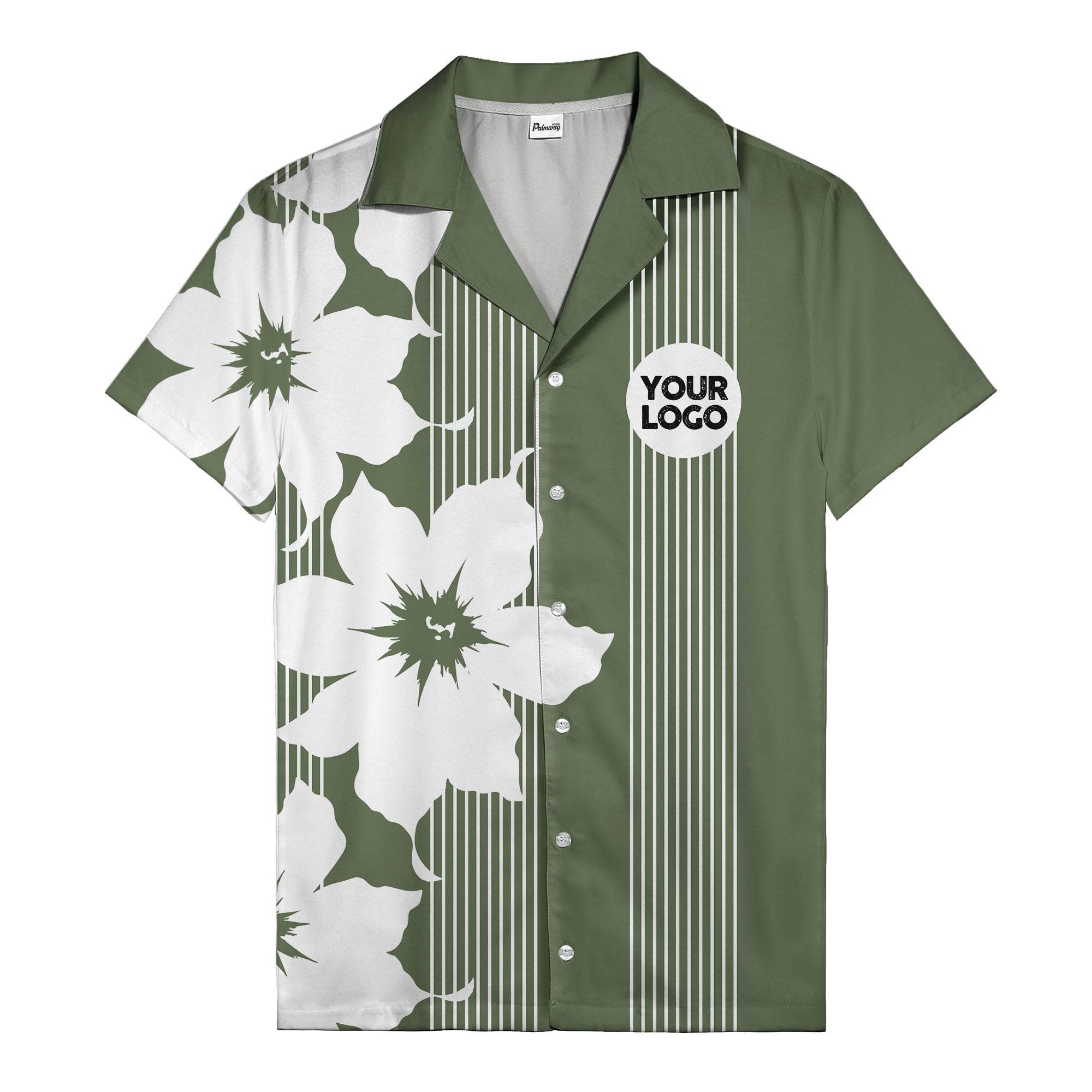 maple leaf & flag stripes patriotic custom multi color hawaiian shirt