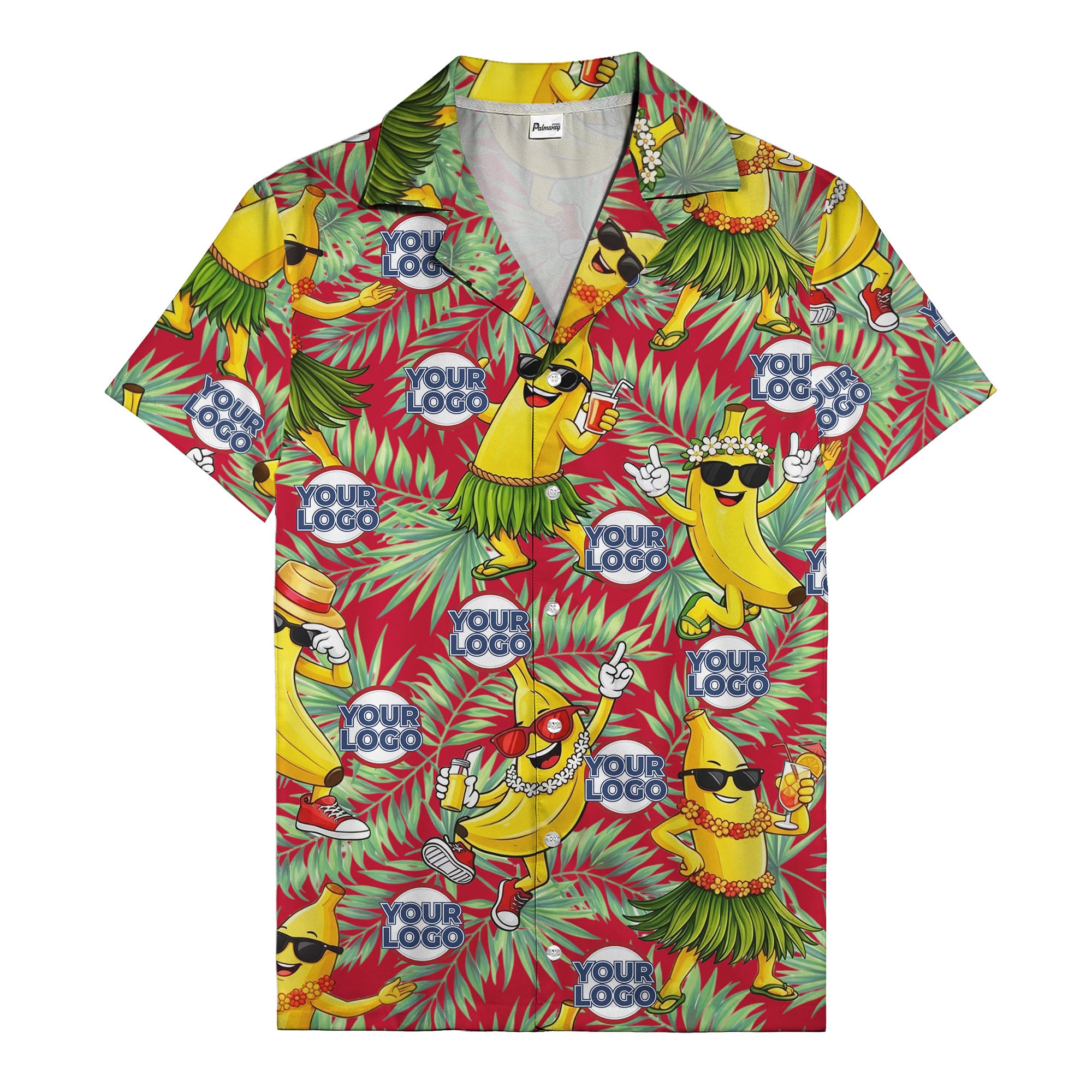 banana luau party cartoon bananas in sunglasses hawaiian shirt