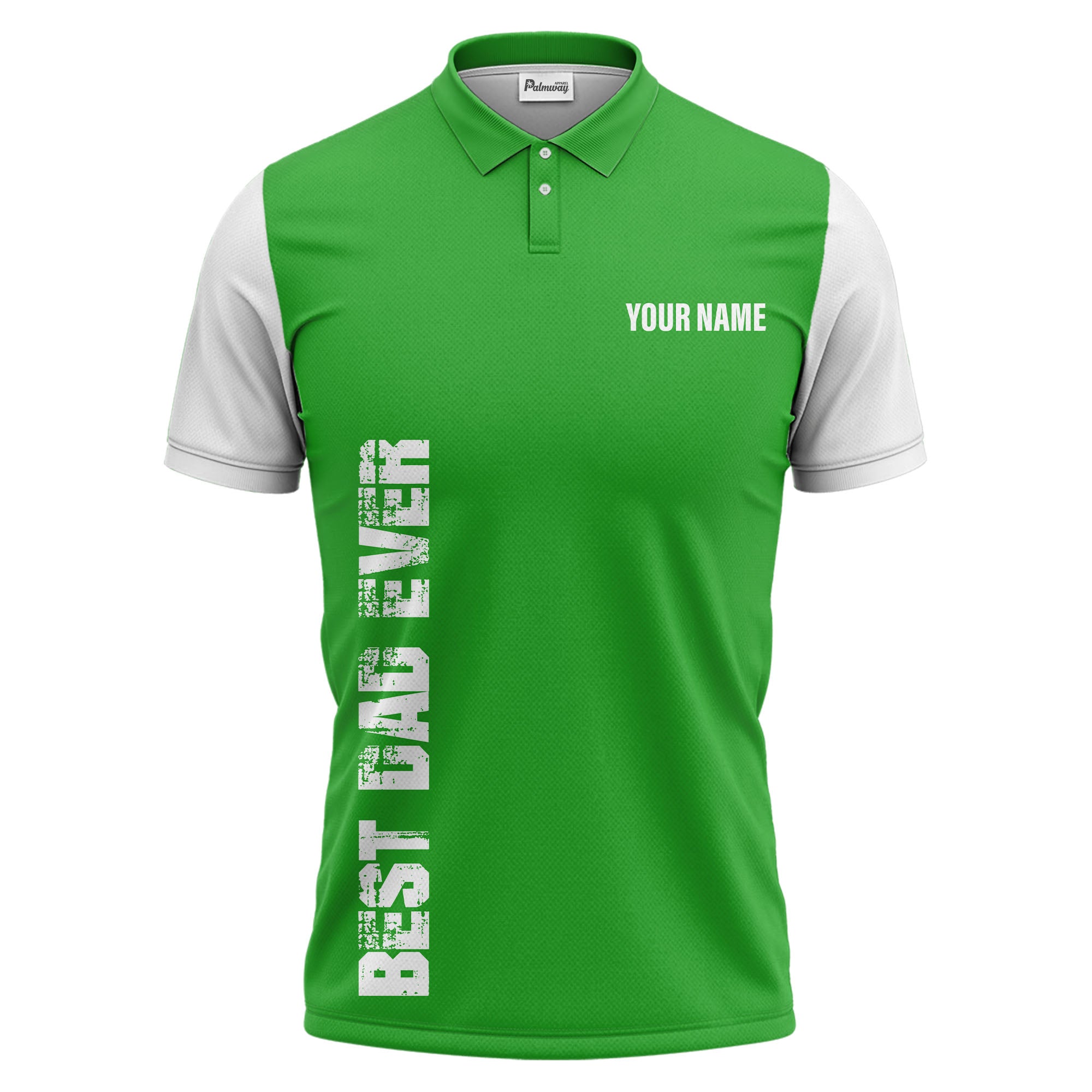 best bag ever vertical text black white modern graphic polo shirt for men