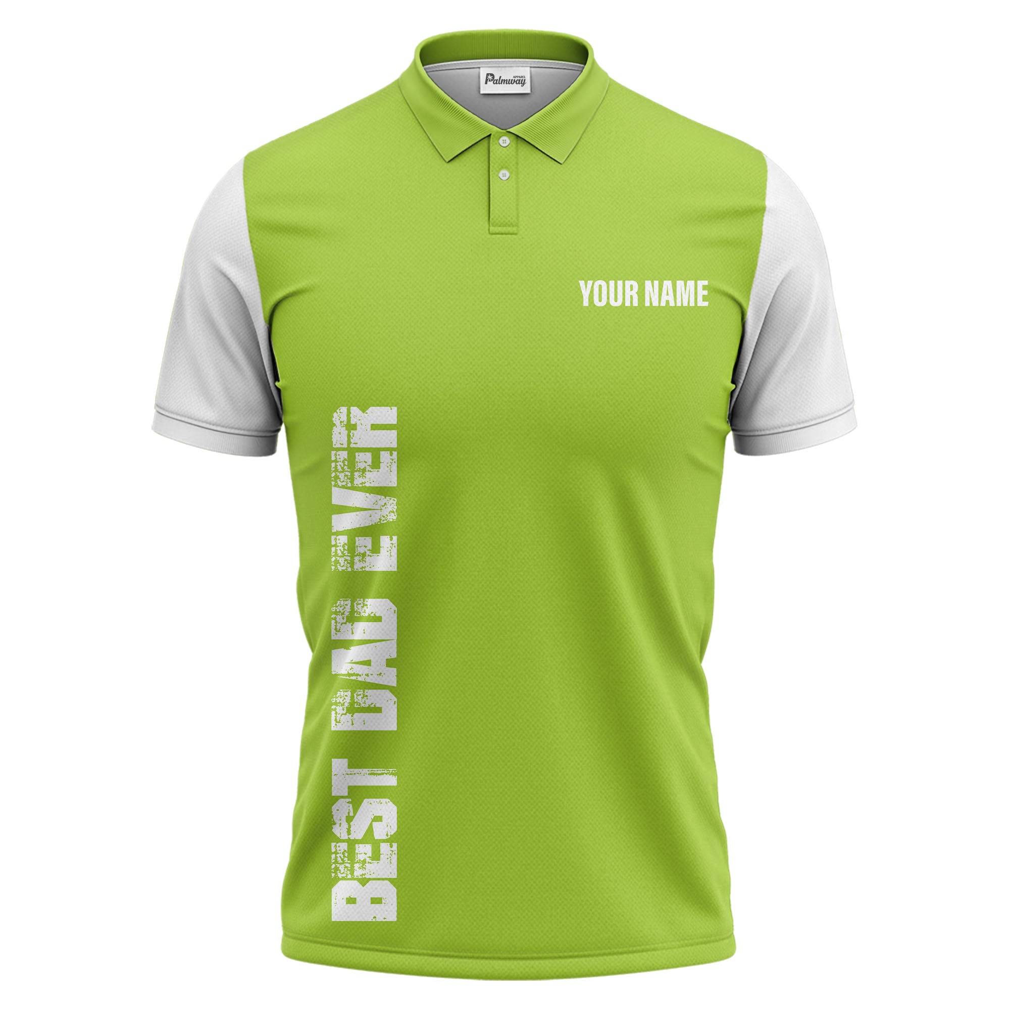 best bag ever vertical text black white modern graphic polo shirt for men