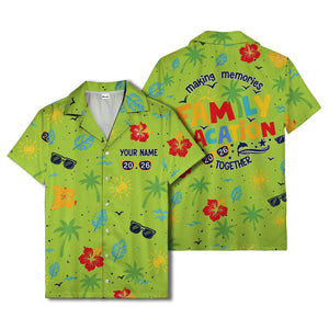 hibiscus palm sunglasses watercolor hawaiian shirt for men