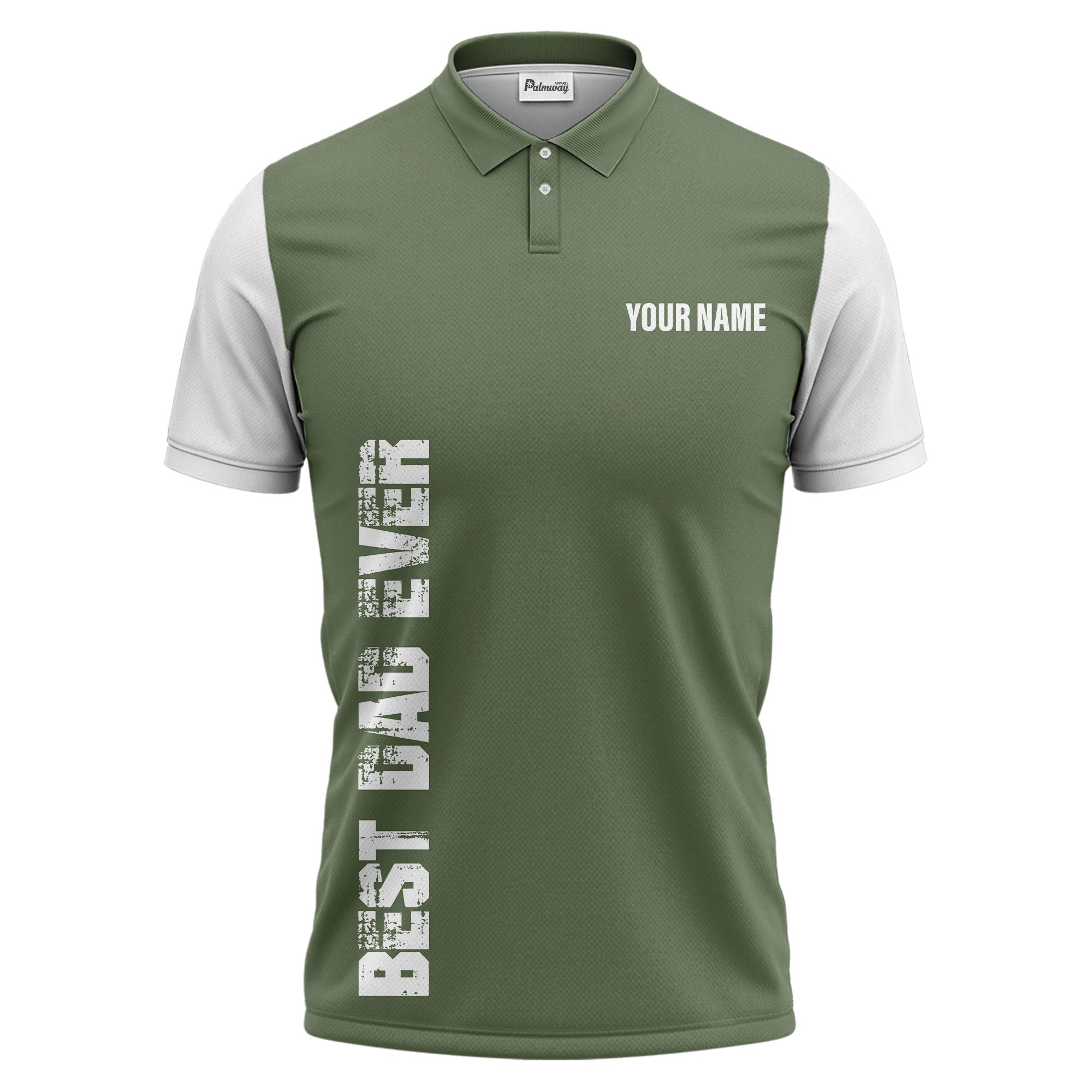 best bag ever vertical text black white modern graphic polo shirt for men