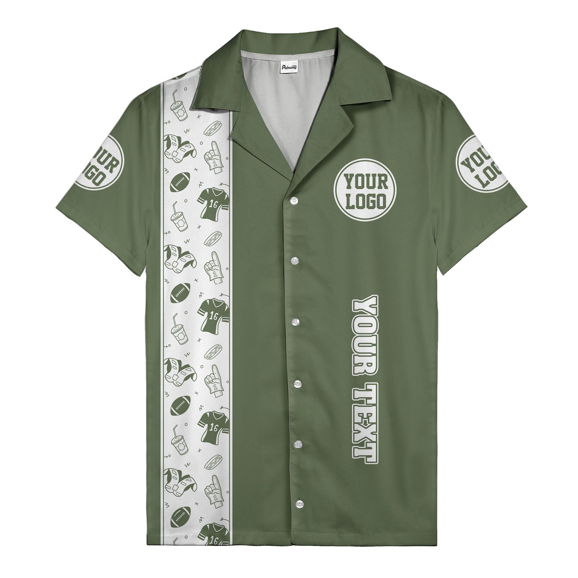 football helmets jerseys foam fingers black white hawaiian shirt for men