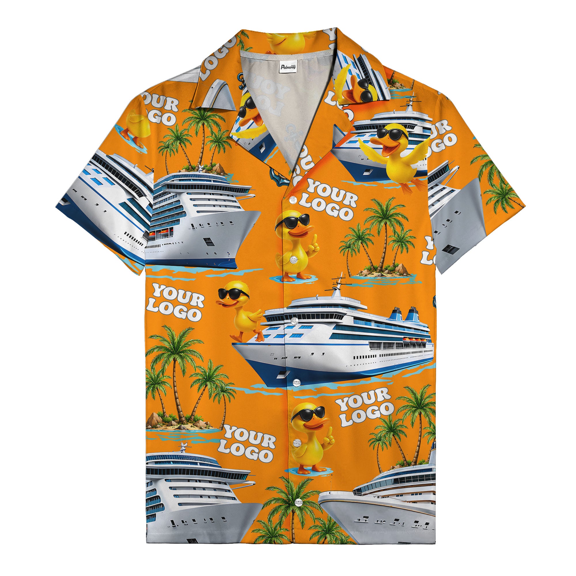sunglasses ducks on cruise ships palm tree islands hawaiian shirt