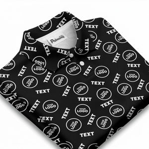 custom logo text polo shirt custom polo shirt