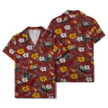 Tropical Flight King Queen Shirt — Custom Hawaiian