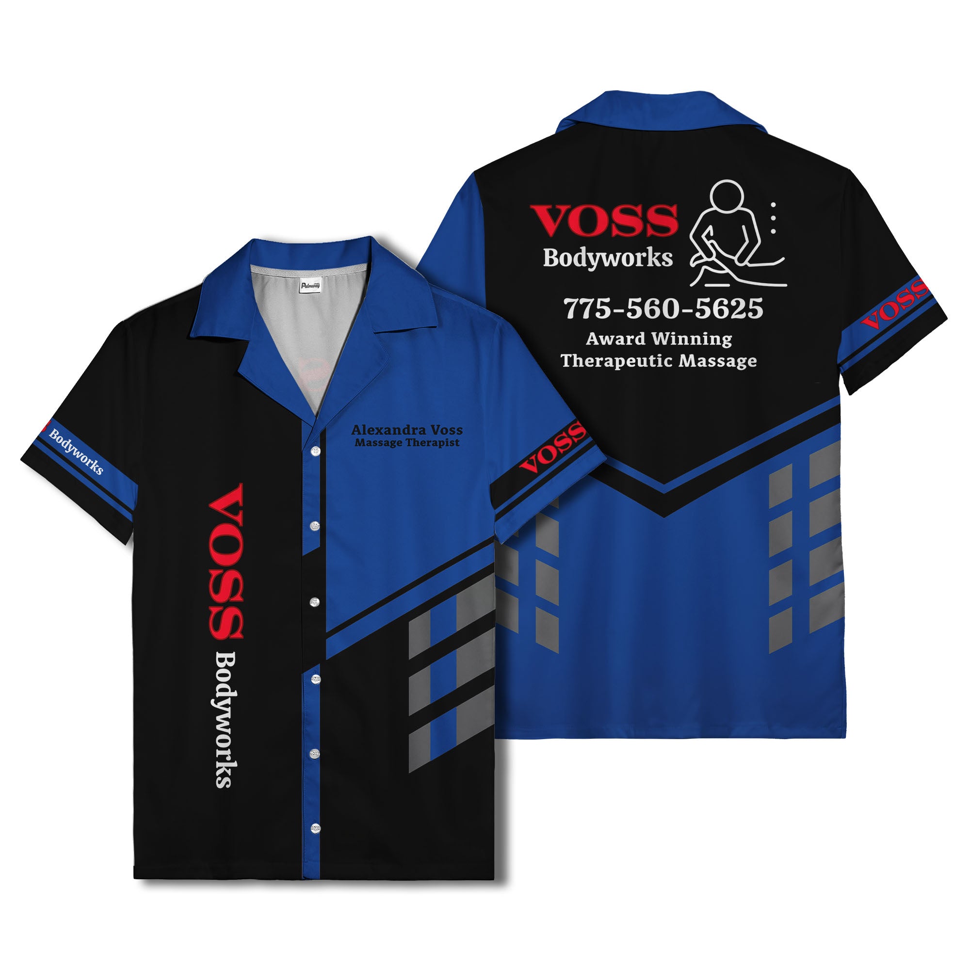 Voss Bodyworks Personalized Hawaiian Shirt