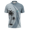 Shady Golf Custom Tropical Palm Polo Shirt