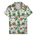 McLean Football Custom White Red Team Hawaiian Shirt – Personalized Coach Apparel