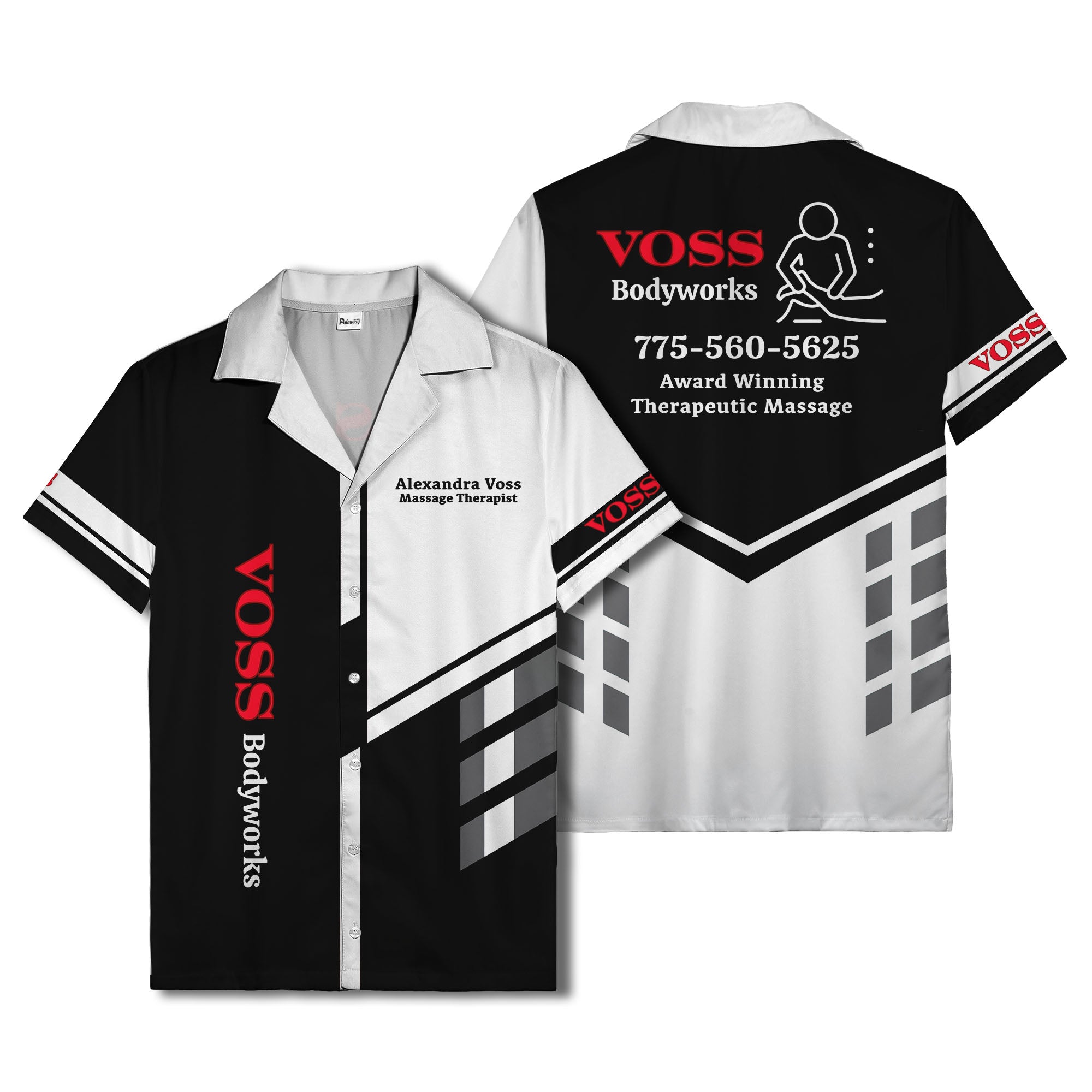 Voss Bodyworks Personalized Hawaiian Shirt