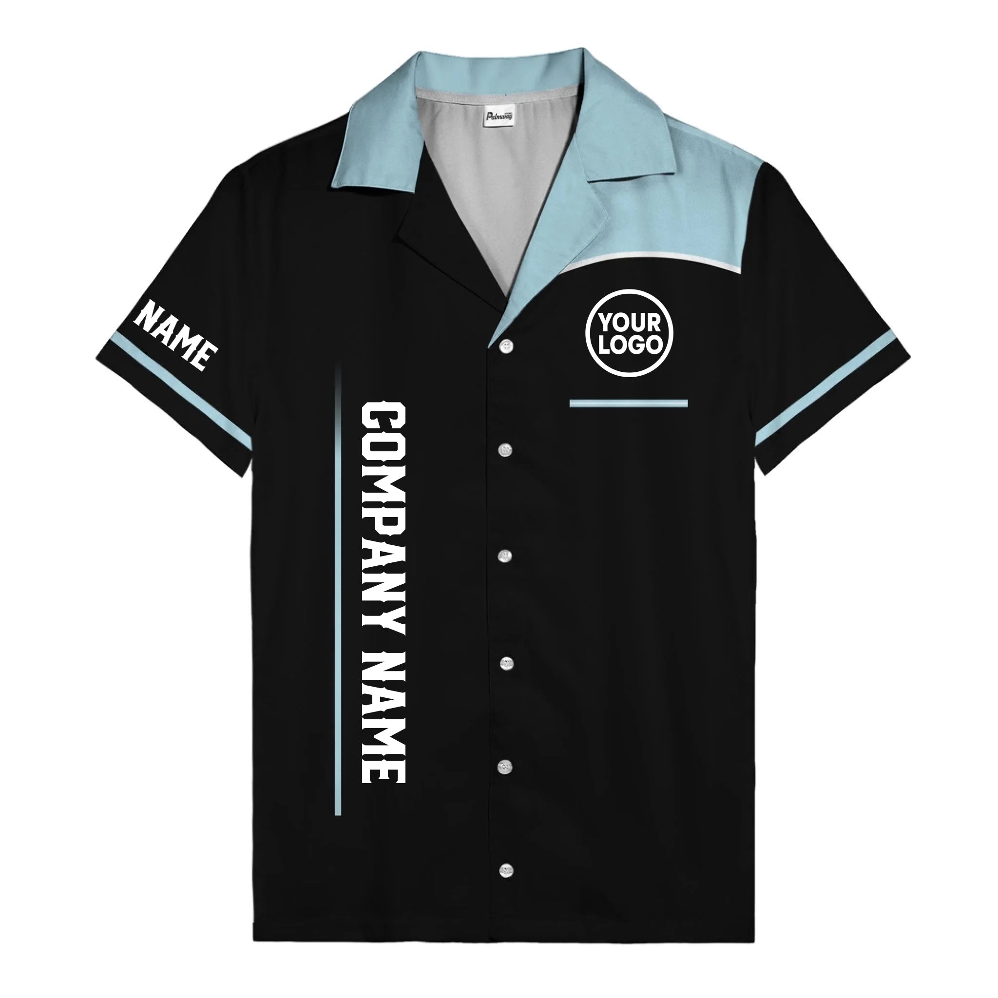 01_live-preview-green-stripe-logo-grid-corporate-uniform-hawaiian-shirt-for-men
