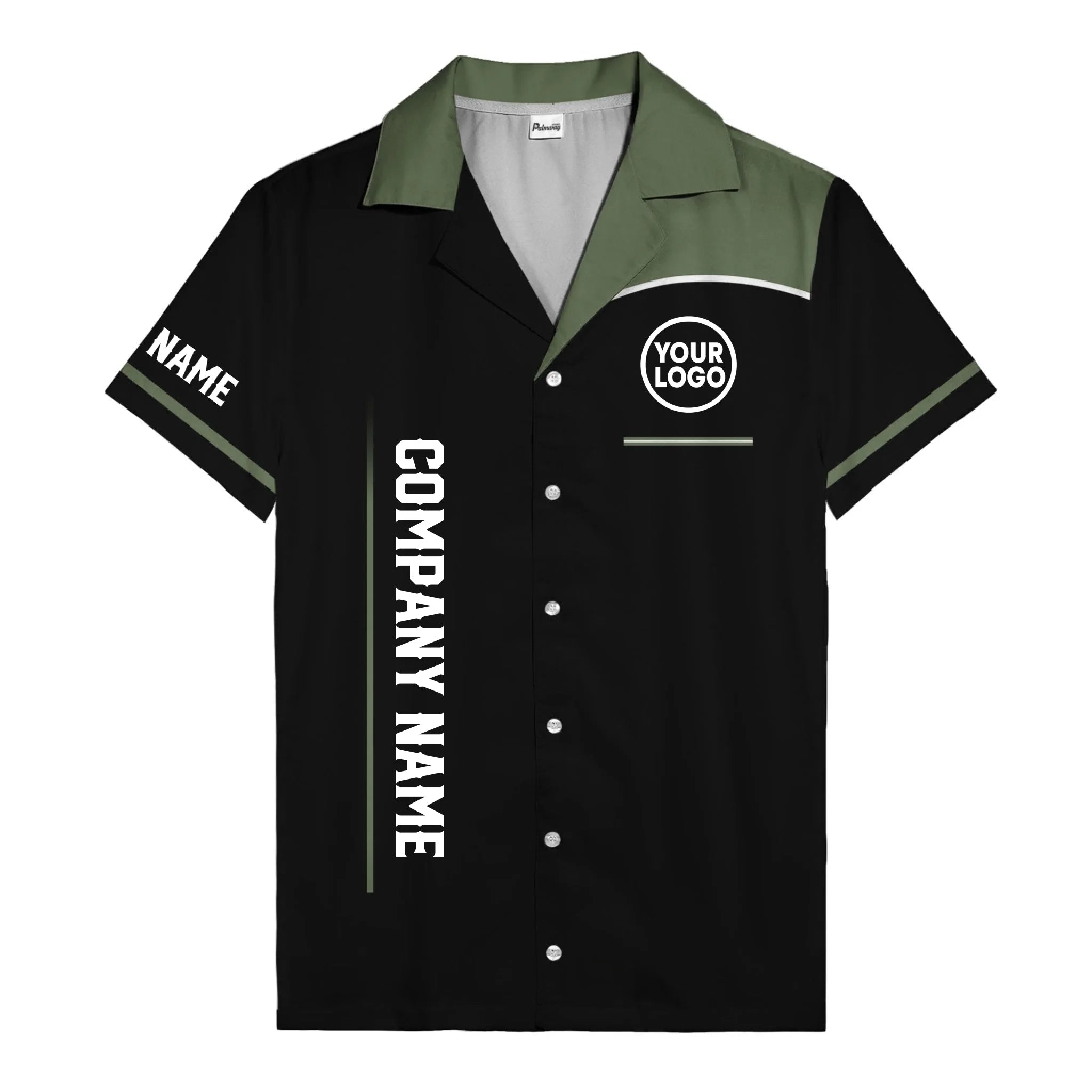 01_live-preview-green-stripe-logo-grid-corporate-uniform-hawaiian-shirt-for-men