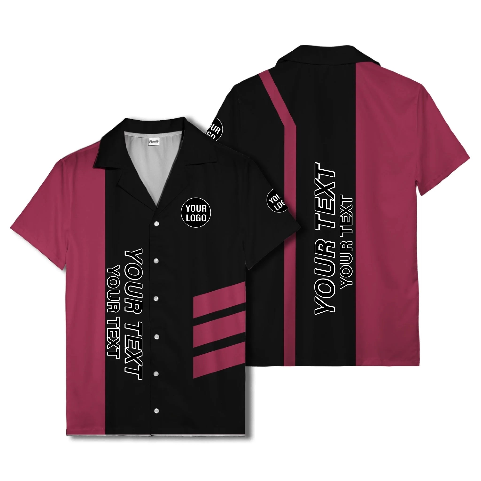 03_live-preview-blue-stripe-logo-custom-hawaiian-shirt-for-men