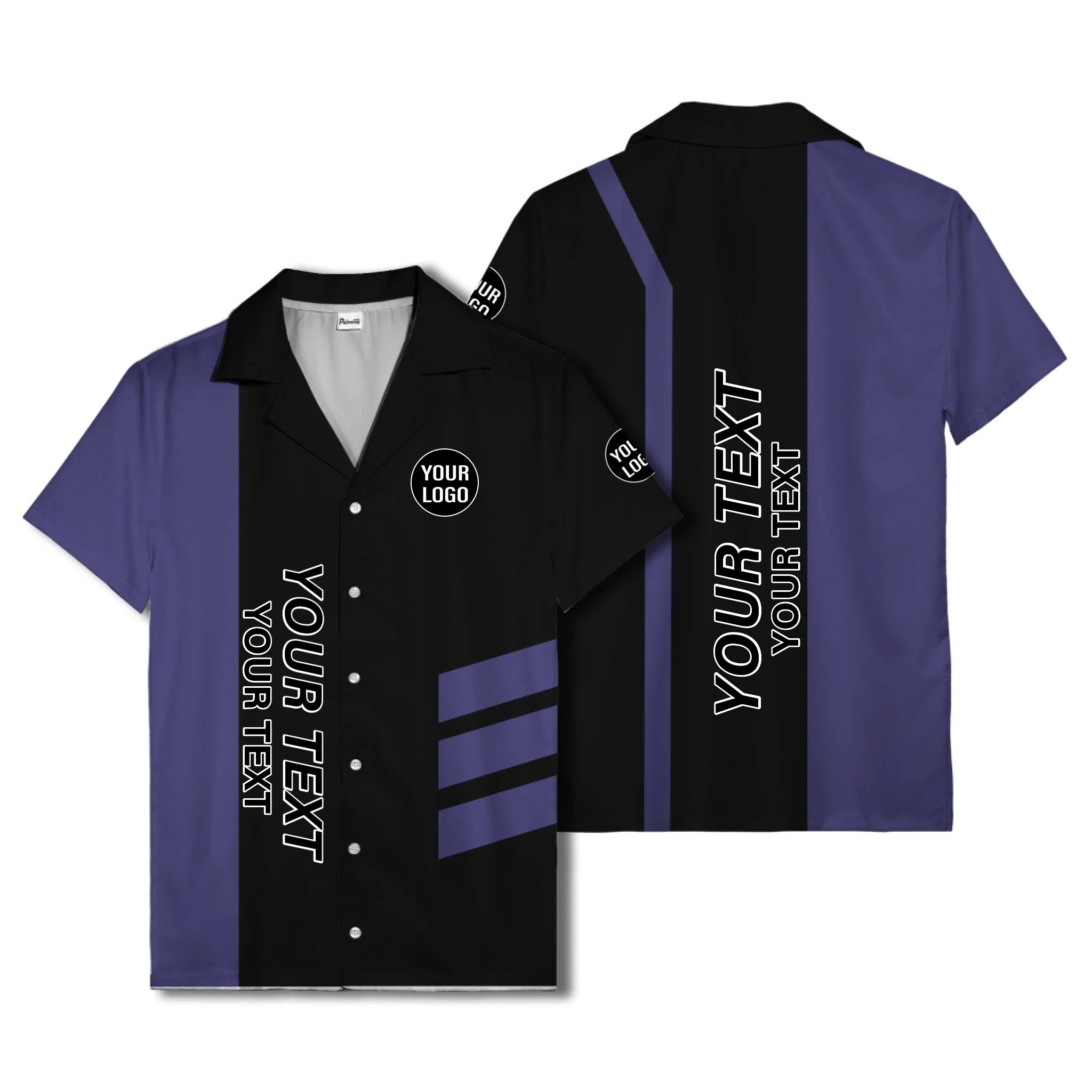 03_live-preview-blue-stripe-logo-custom-hawaiian-shirt-for-men