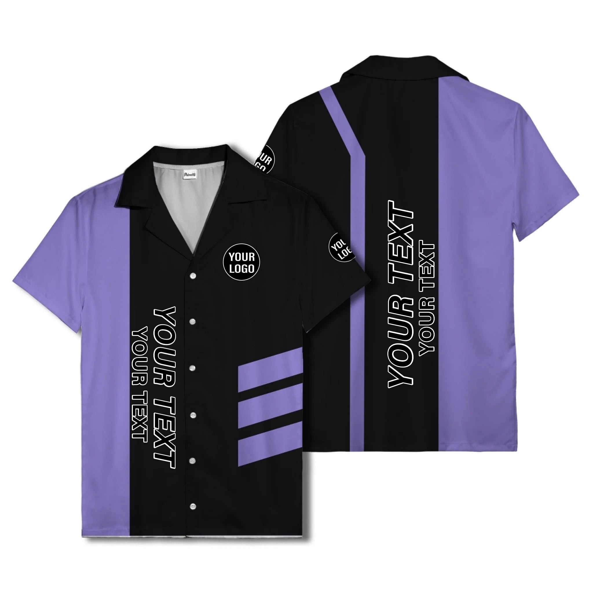 03_live-preview-blue-stripe-logo-custom-hawaiian-shirt-for-men