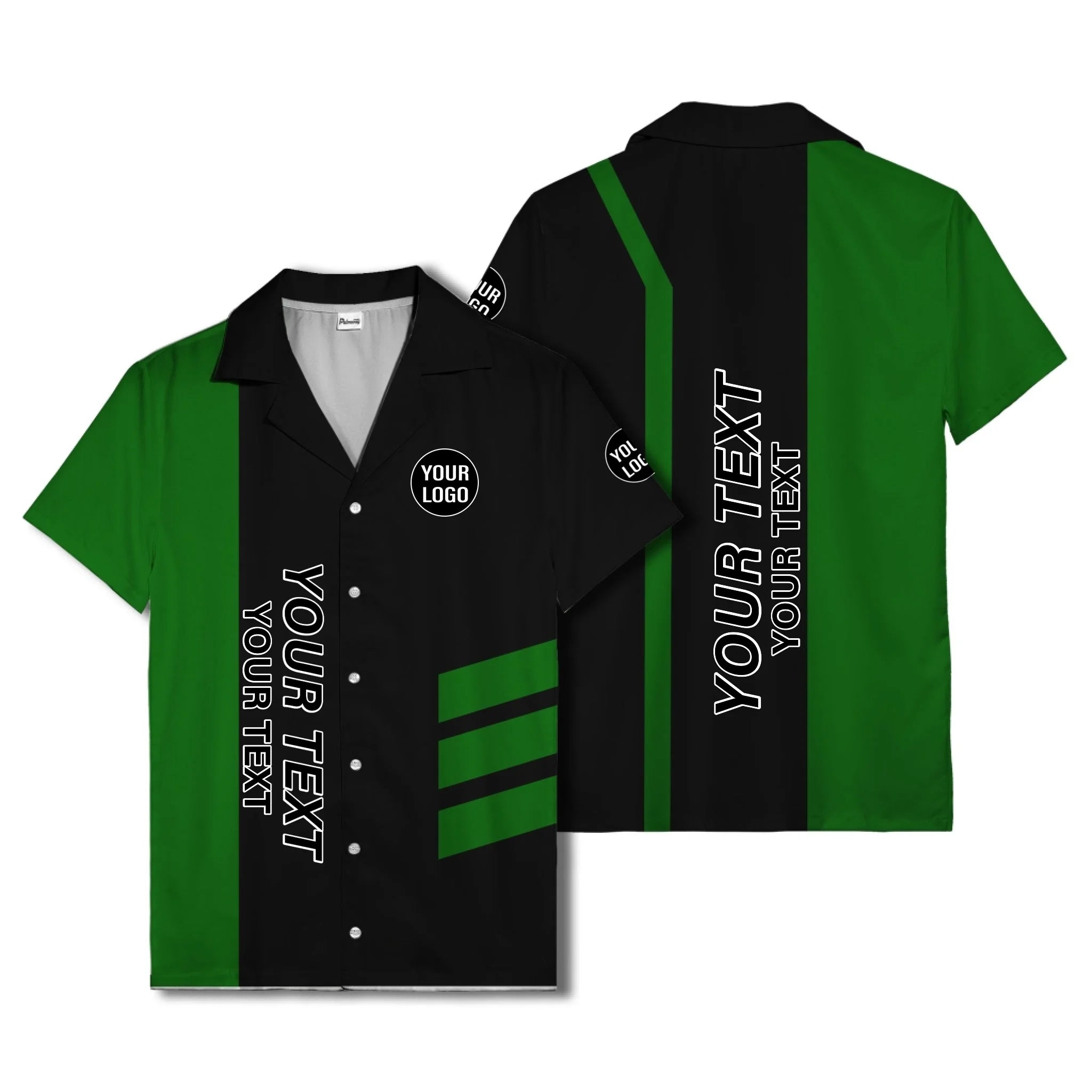 03_live-preview-blue-stripe-logo-custom-hawaiian-shirt-for-men