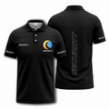 Men’s Custom Black Performance Polo - Inspired Team Shirt