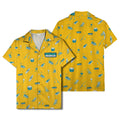 Weekend Warrior Yellow Outdoor Adventure Custom Hawaiian Shirt